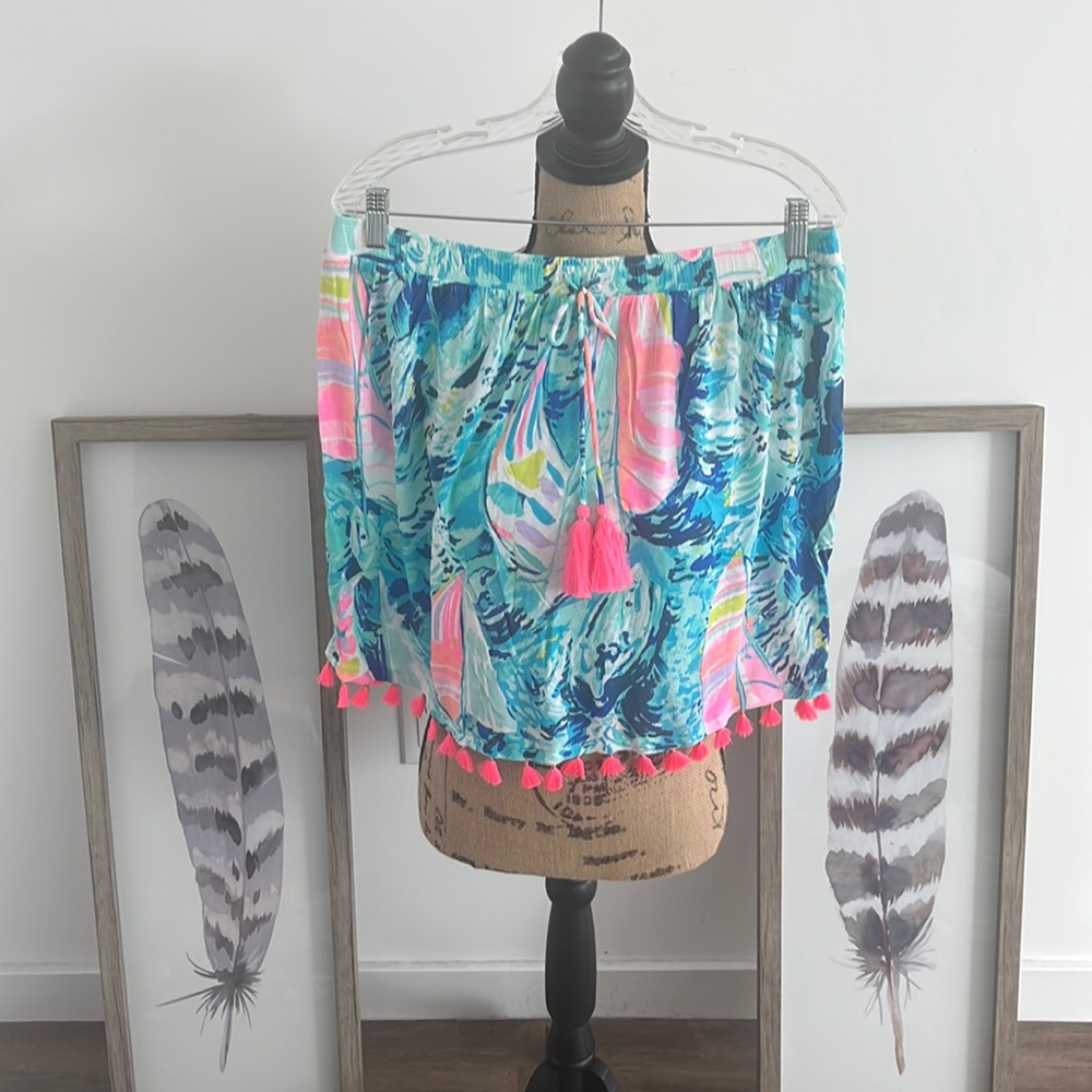 Lilly Pulitzer boat print skirt